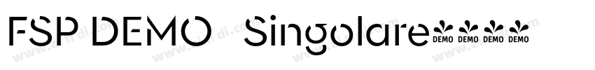 FSP DEMO   Singolare字体转换